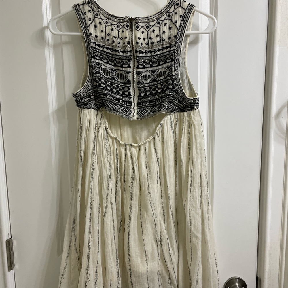 Free People off white Boho dress